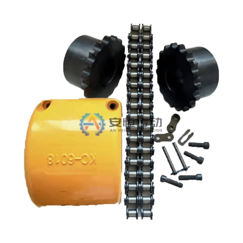 Heavy-duty Roller Chain Coupling for steel mills, cranes, mining and port equipment